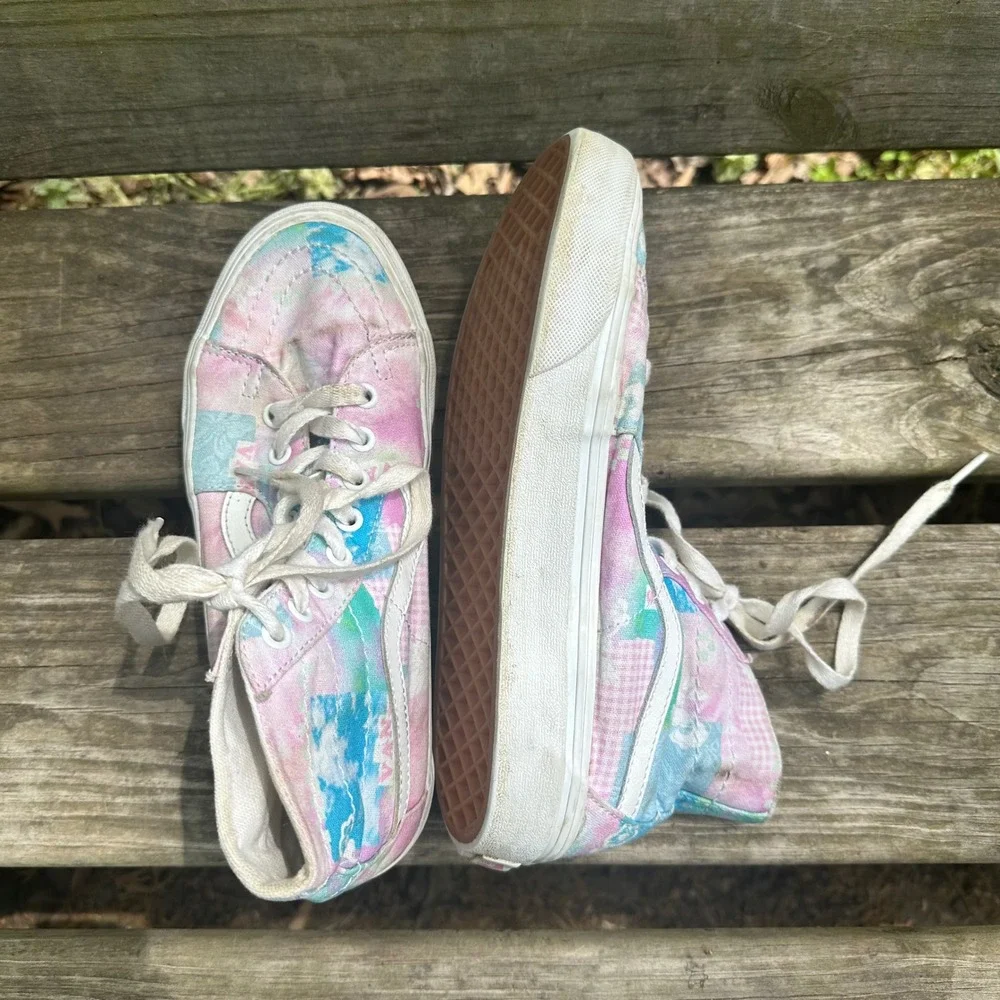 Vans Sk8-Hi Tapered VR3 Sunny Day Tie Dye High Top Sneakers Womens 8.5 Mens‎ 7.0